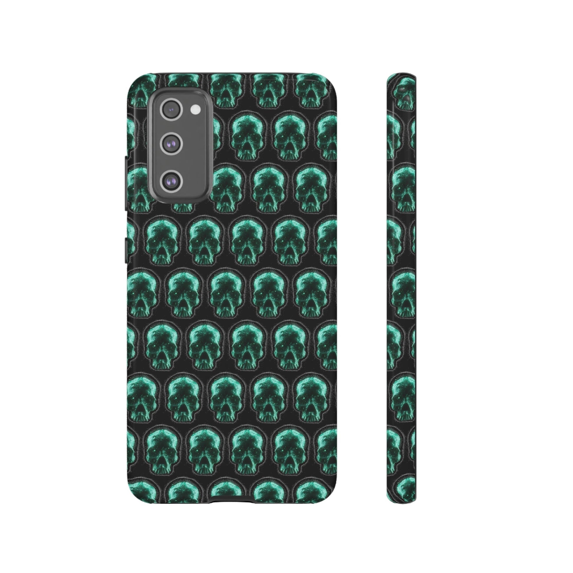 Phone Case-GLOW SKULL | Tough-Samsung Galaxy S20 FE-Glossy-PhoneCaseBoss-Phone-Best-Phone-Cases