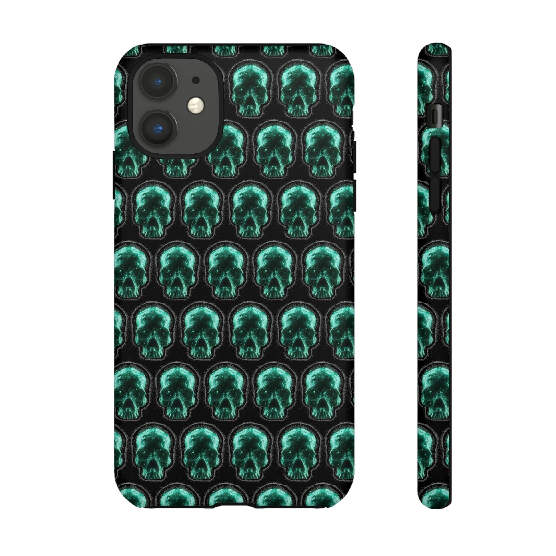 Phone Case-GLOW SKULL | Tough-iPhone 11-Matte-PhoneCaseBoss-Phone-Best-Phone-Cases