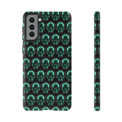 Phone Case-GLOW SKULL | Tough-Samsung Galaxy S21 Plus-Matte-PhoneCaseBoss-Phone-Best-Phone-Cases