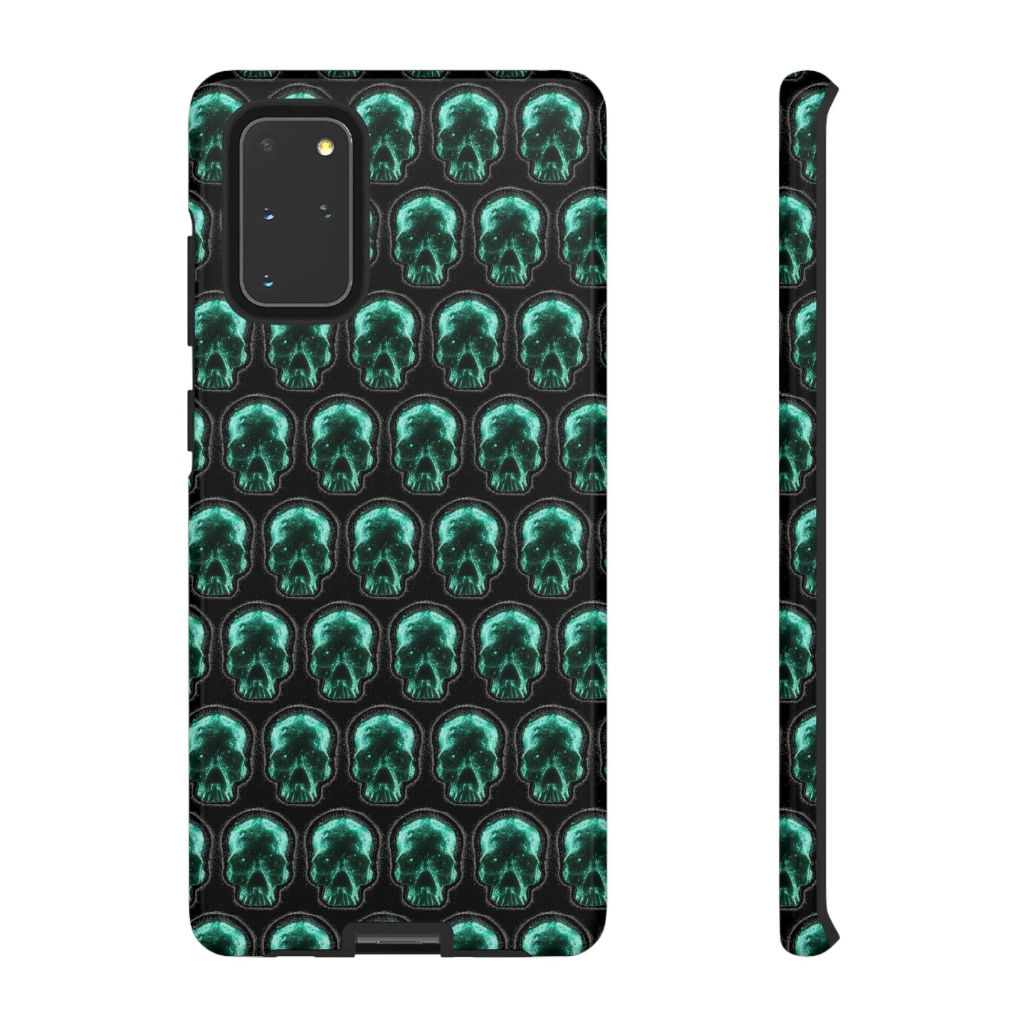 Phone Case-GLOW SKULL | Tough-Samsung Galaxy S20+-Glossy-PhoneCaseBoss-Phone-Best-Phone-Cases