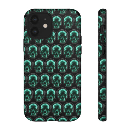 Phone Case-GLOW SKULL | Tough-iPhone 12-Glossy-PhoneCaseBoss-Phone-Best-Phone-Cases