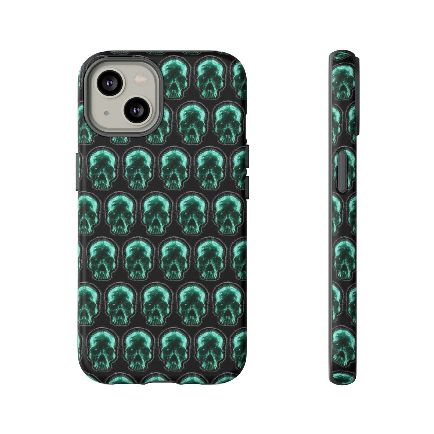 Phone Case-GLOW SKULL | Tough-iPhone 14-Matte-PhoneCaseBoss-Phone-Best-Phone-Cases