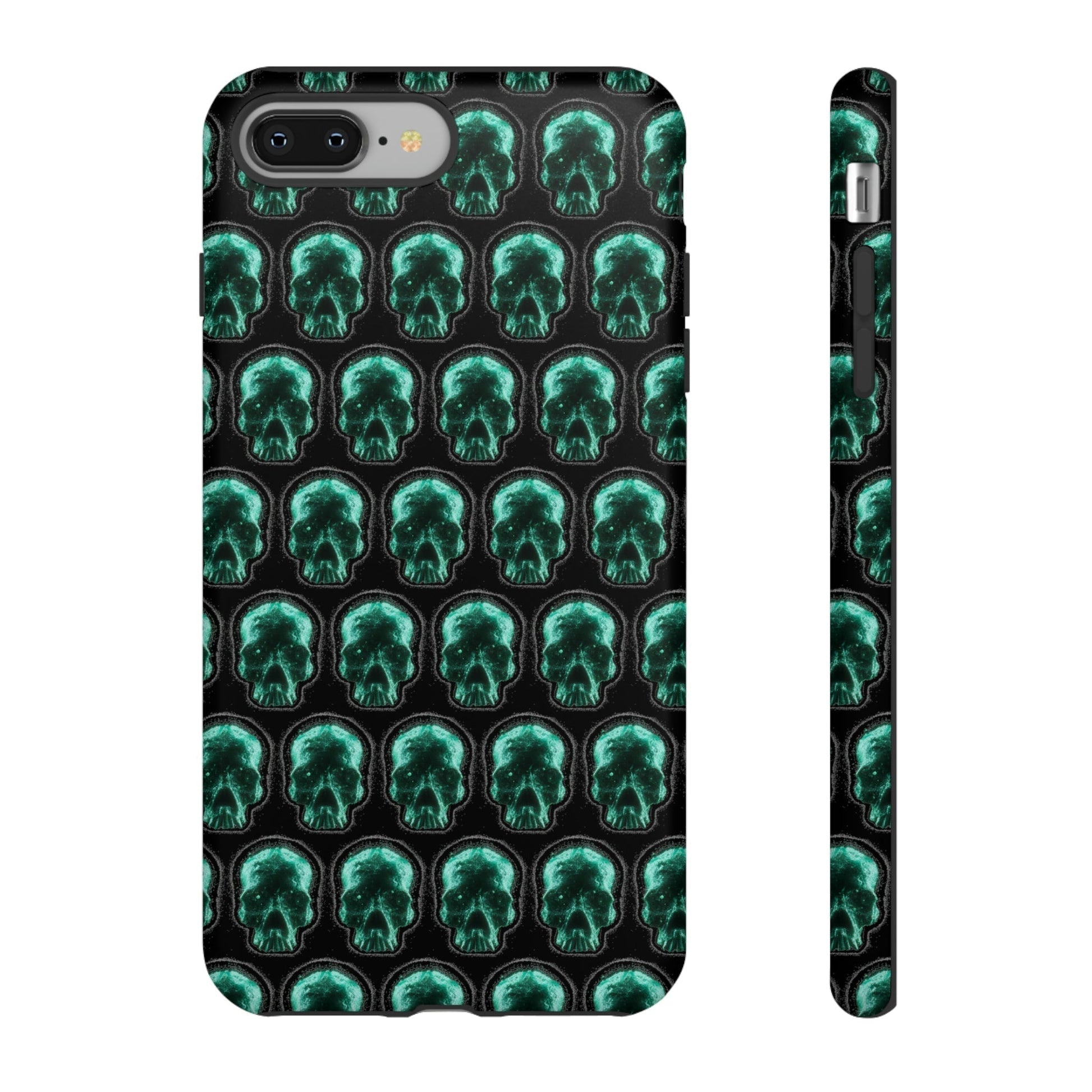 Phone Case-GLOW SKULL | Tough-iPhone 8 Plus-Matte-PhoneCaseBoss-Phone-Best-Phone-Cases