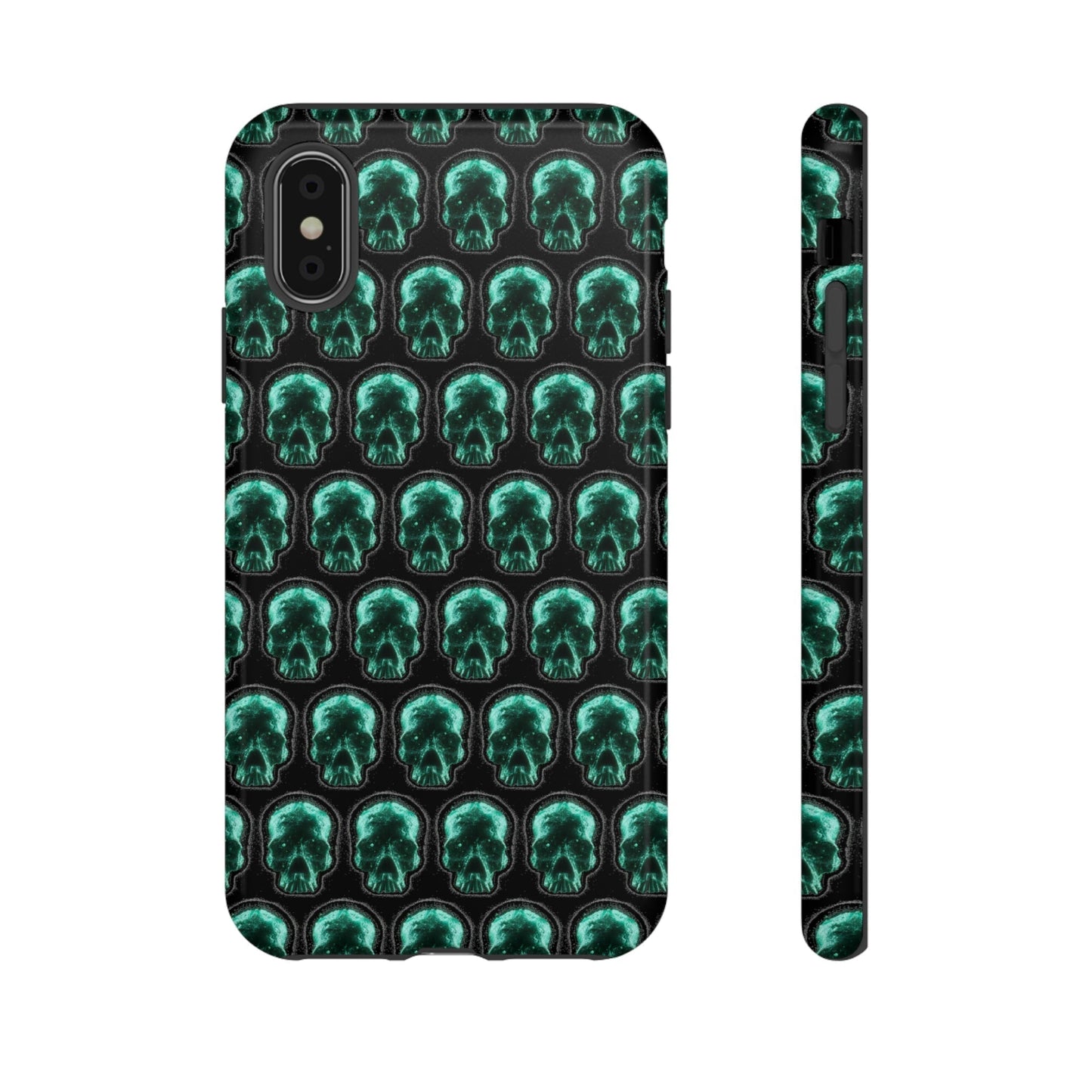 Phone Case-GLOW SKULL | Tough-iPhone X-Glossy-PhoneCaseBoss-Phone-Best-Phone-Cases