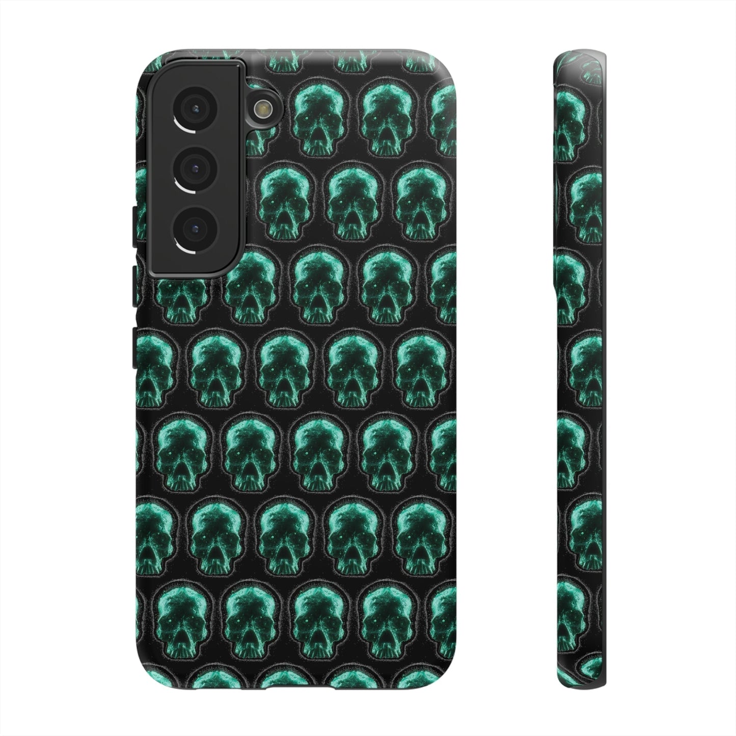 Phone Case-GLOW SKULL | Tough-Samsung Galaxy S22-Matte-PhoneCaseBoss-Phone-Best-Phone-Cases