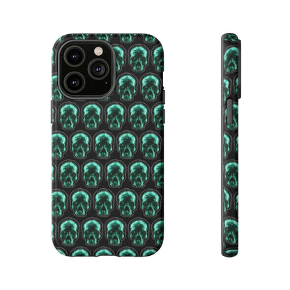 Phone Case-GLOW SKULL | Tough-iPhone 14 Pro Max-Matte-PhoneCaseBoss-Phone-Best-Phone-Cases