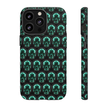 Phone Case-GLOW SKULL | Tough-iPhone 13 Pro-Matte-PhoneCaseBoss-Phone-Best-Phone-Cases