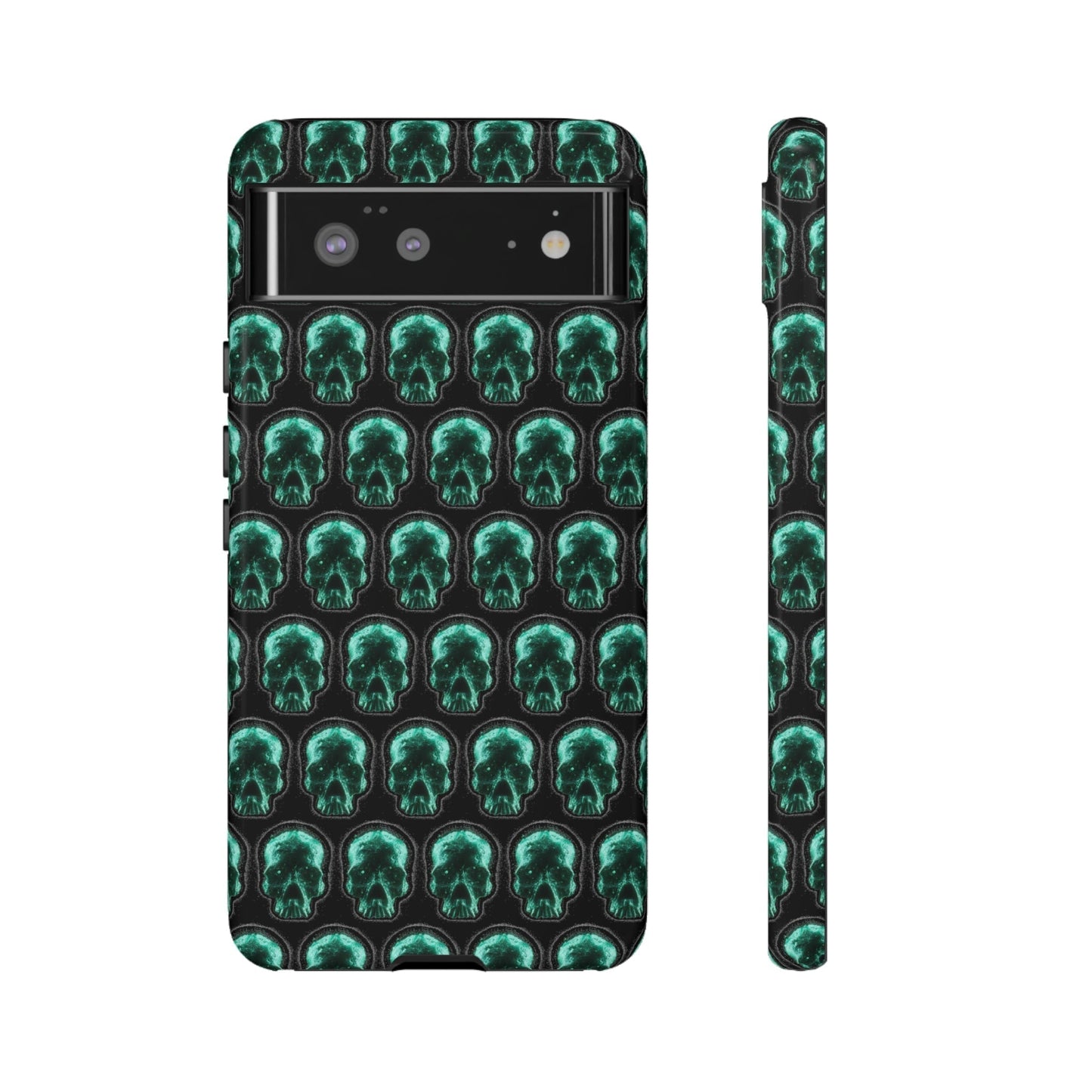 Phone Case-GLOW SKULL | Tough-Google Pixel 6-Glossy-PhoneCaseBoss-Phone-Best-Phone-Cases