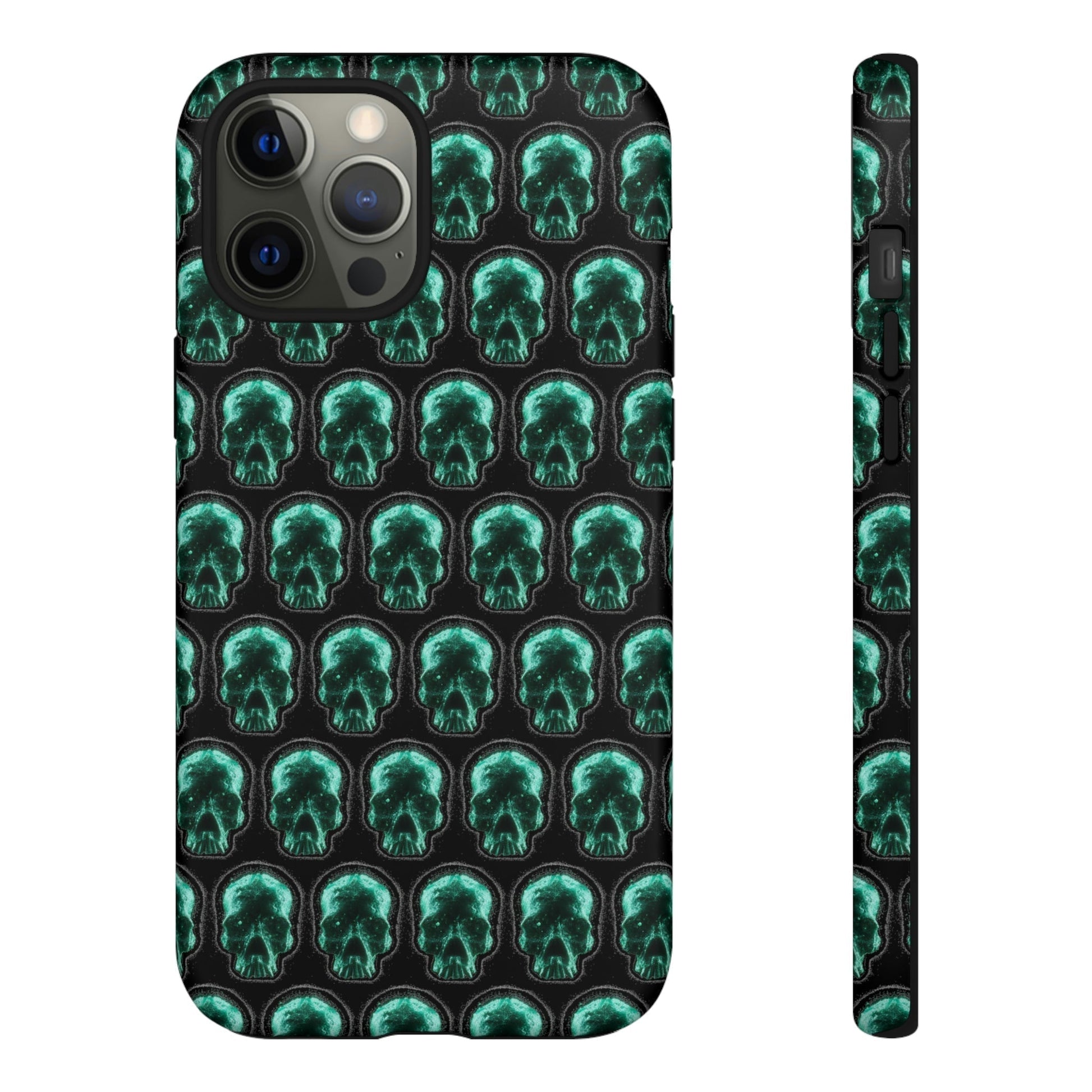 Phone Case-GLOW SKULL | Tough-iPhone 12 Pro Max-Matte-PhoneCaseBoss-Phone-Best-Phone-Cases