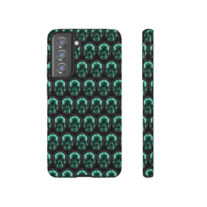 Phone Case-GLOW SKULL | Tough-Samsung Galaxy S21 FE-Glossy-PhoneCaseBoss-Phone-Best-Phone-Cases