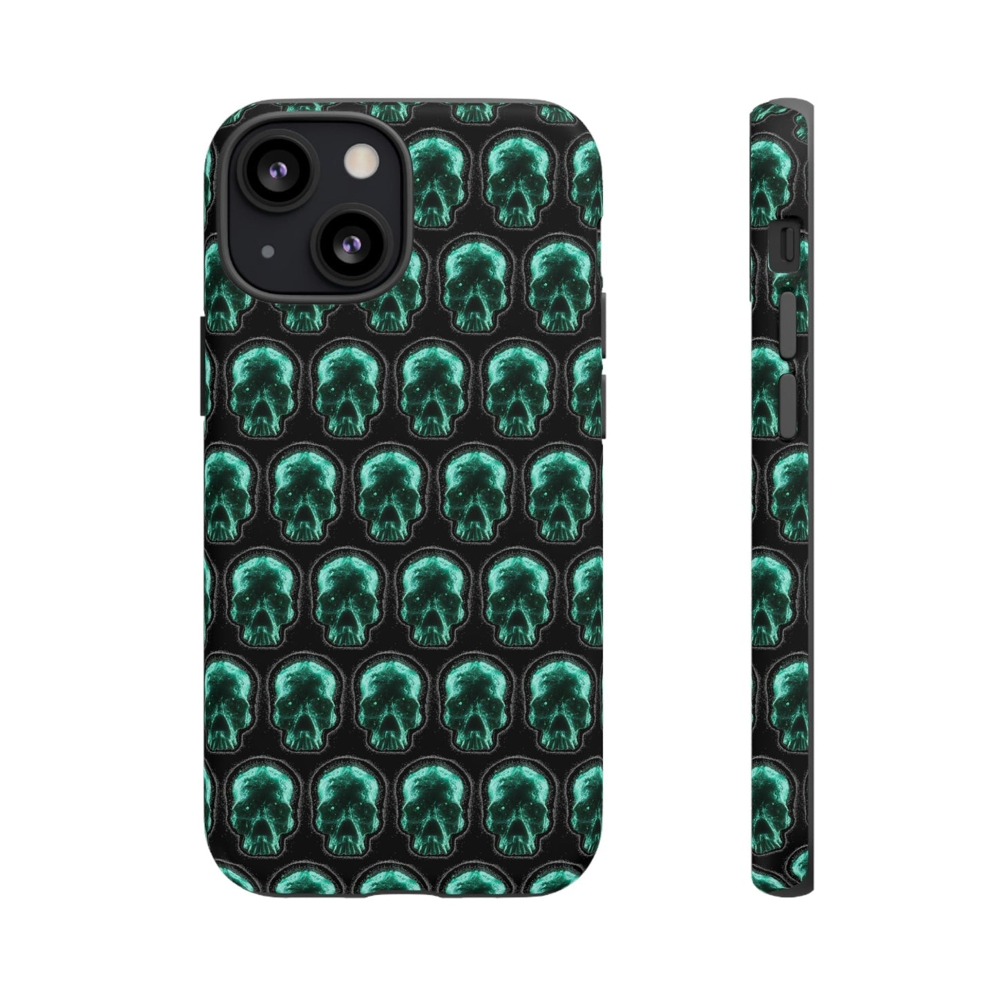 Phone Case-GLOW SKULL | Tough-iPhone 13 Mini-Matte-PhoneCaseBoss-Phone-Best-Phone-Cases