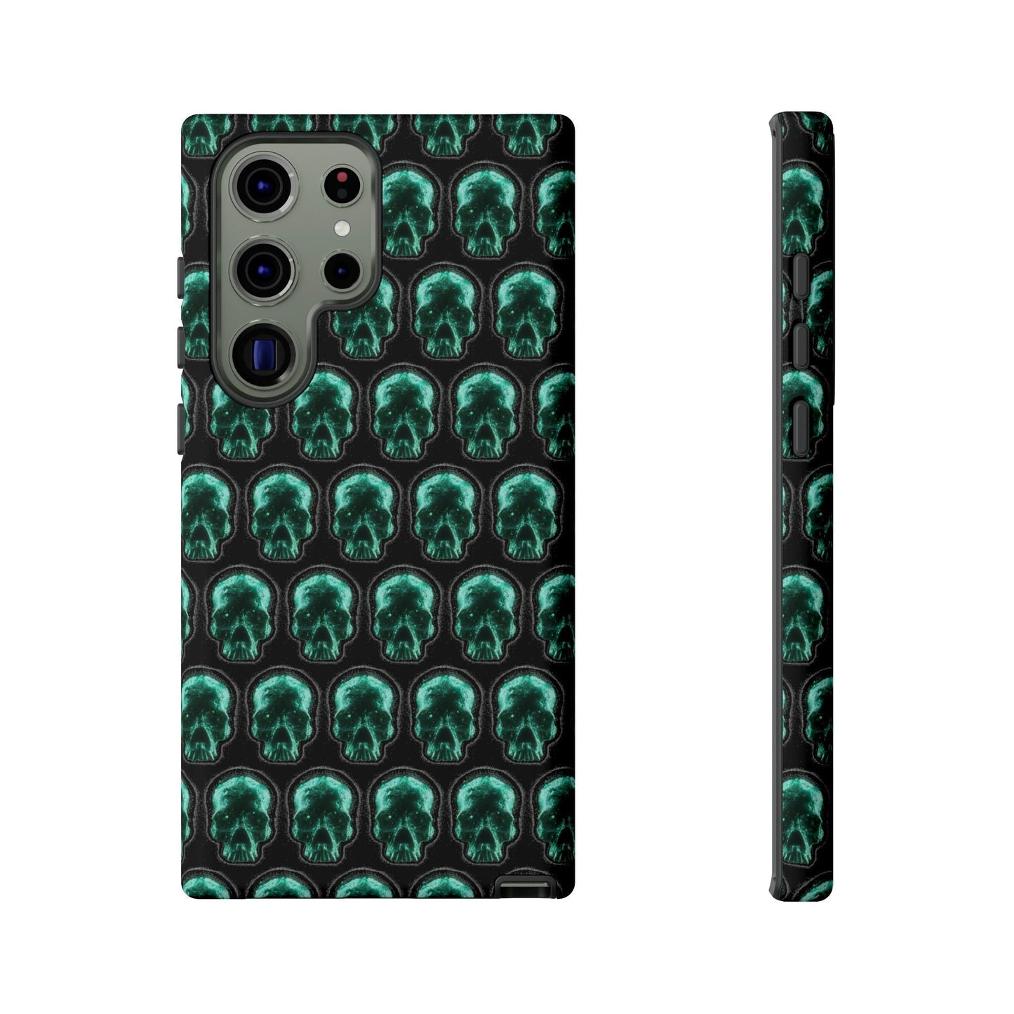 Phone Case-GLOW SKULL | Tough-Samsung Galaxy S23 Ultra-Matte-PhoneCaseBoss-Phone-Best-Phone-Cases