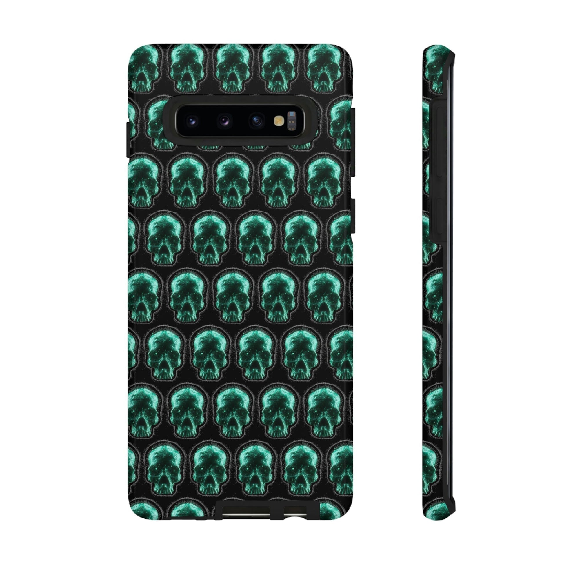 Phone Case-GLOW SKULL | Tough-Samsung Galaxy S10-Glossy-PhoneCaseBoss-Phone-Best-Phone-Cases