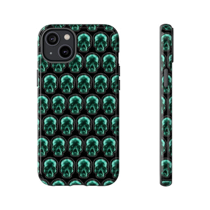 Phone Case-GLOW SKULL | Tough-iPhone 14 Plus-Glossy-PhoneCaseBoss-Phone-Best-Phone-Cases