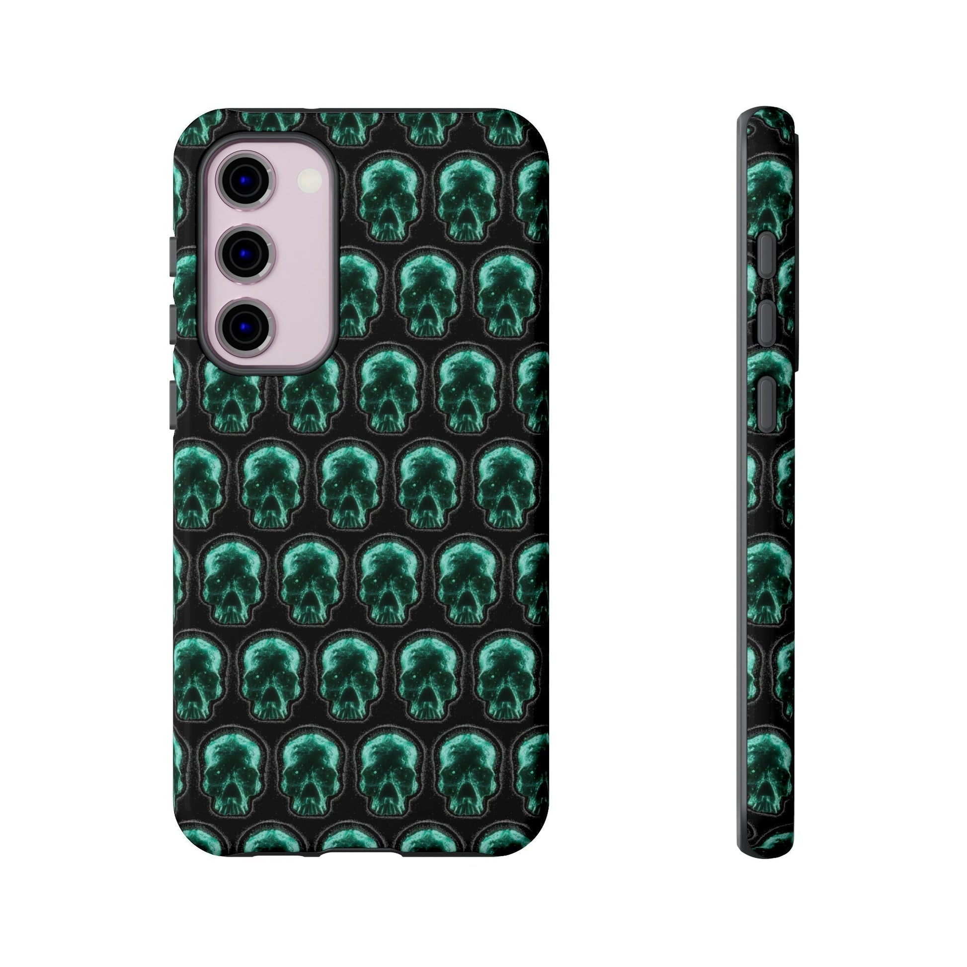 Phone Case-GLOW SKULL | Tough-Samsung Galaxy S23 Plus-Glossy-PhoneCaseBoss-Phone-Best-Phone-Cases