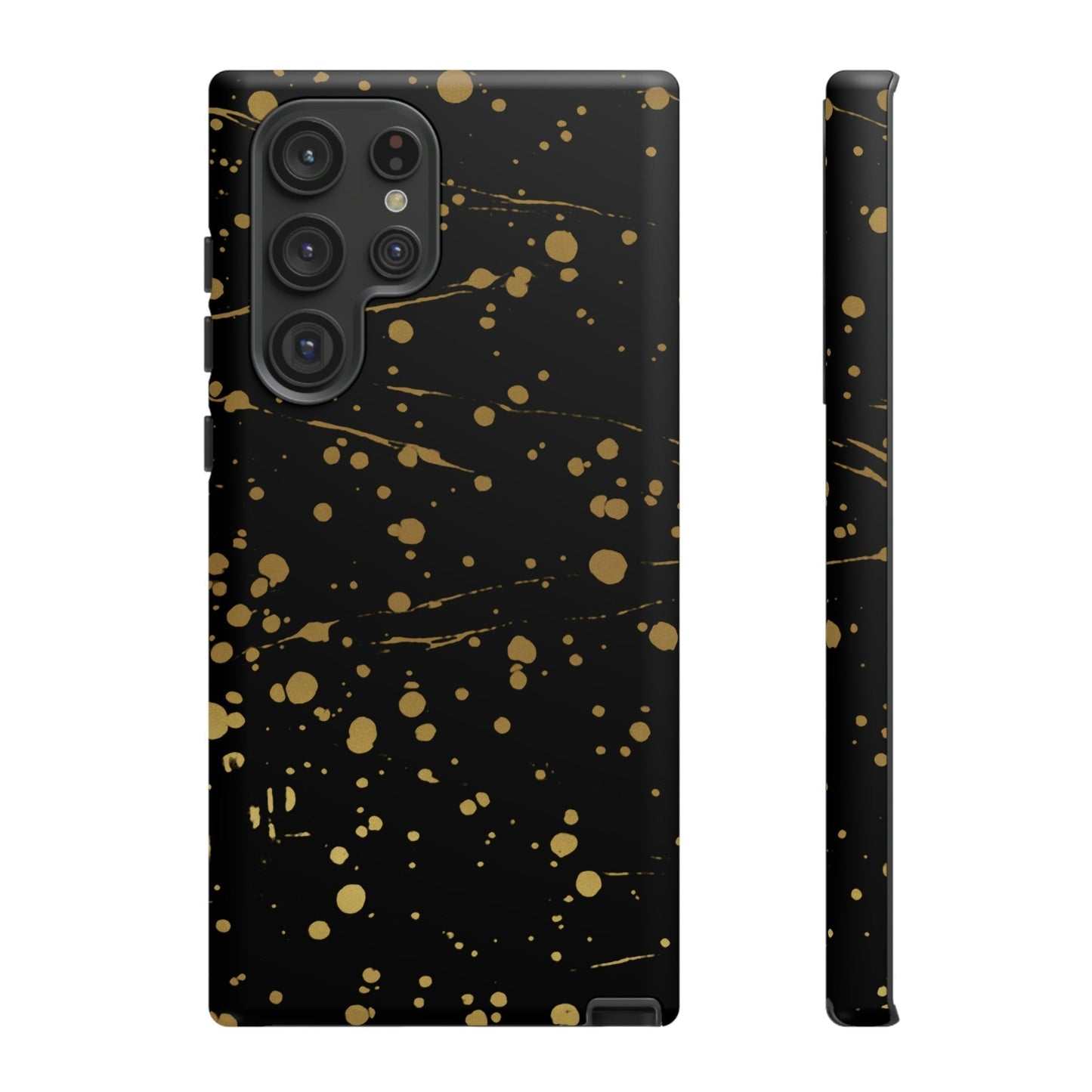 Phone Case-GOLD SPLATTER | Tough-Samsung Galaxy S22 Ultra-Matte-PhoneCaseBoss-Phone-Best-Phone-Cases