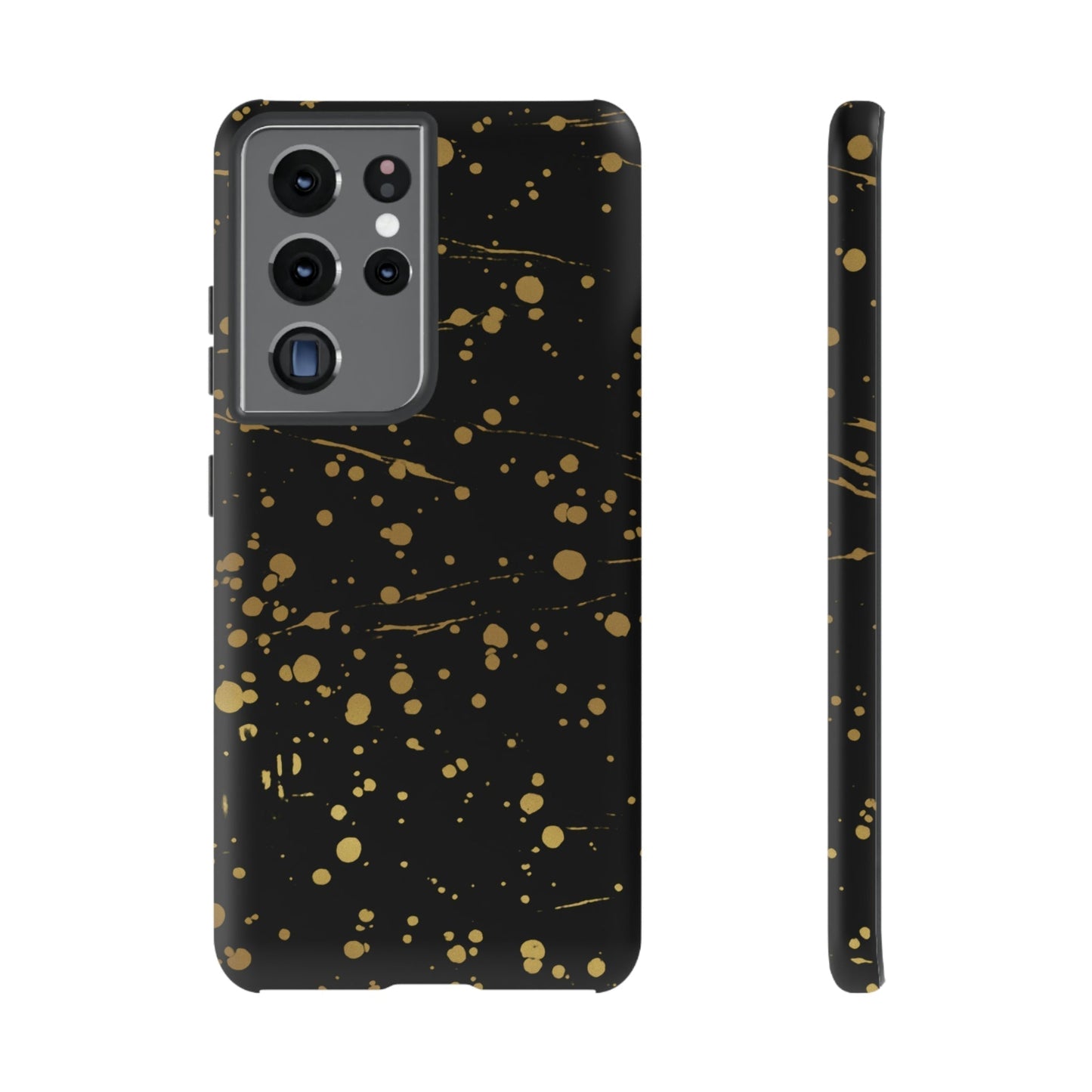 Phone Case-GOLD SPLATTER | Tough-Samsung Galaxy S21 Ultra-Matte-PhoneCaseBoss-Phone-Best-Phone-Cases