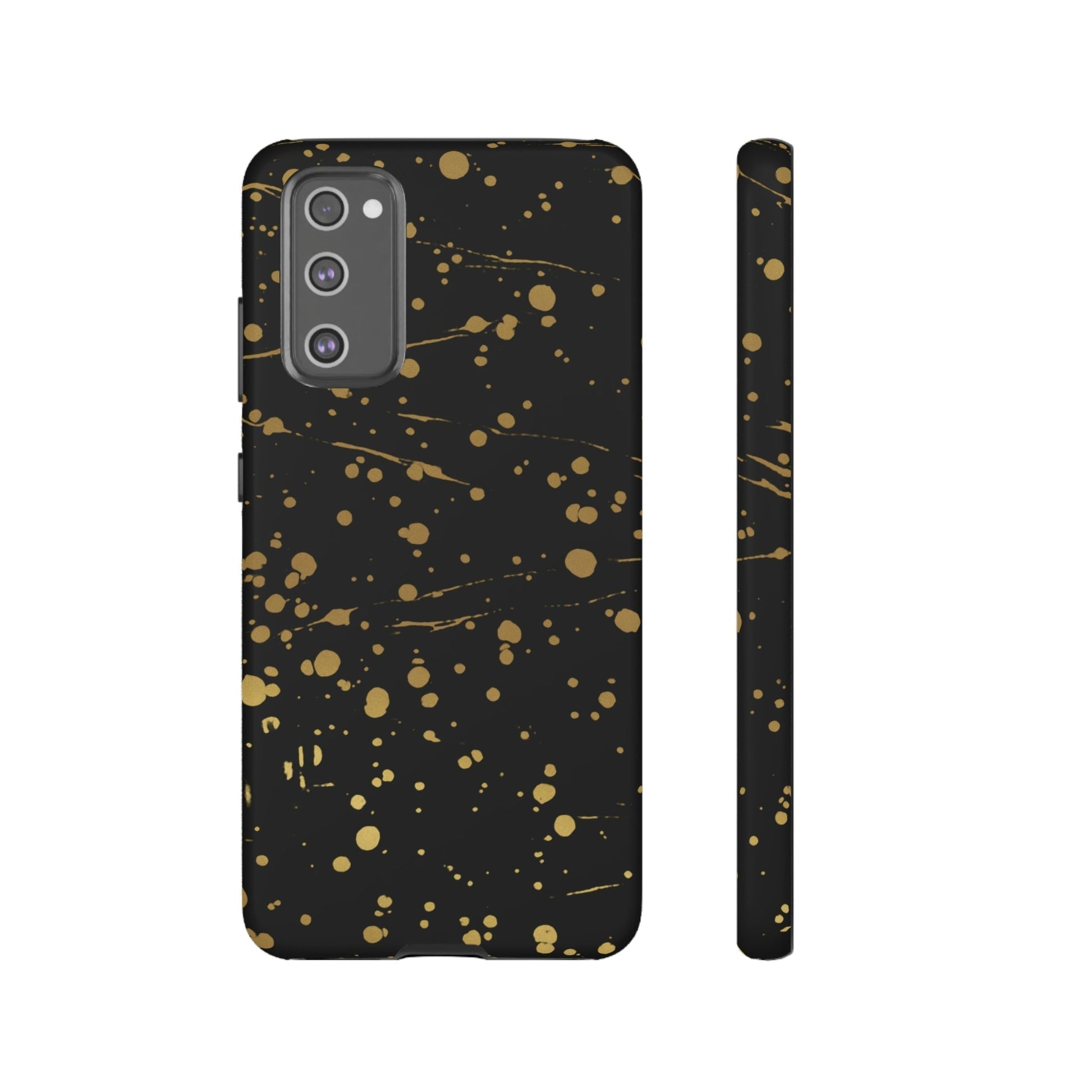 Phone Case-GOLD SPLATTER | Tough-Samsung Galaxy S20 FE-Matte-PhoneCaseBoss-Phone-Best-Phone-Cases