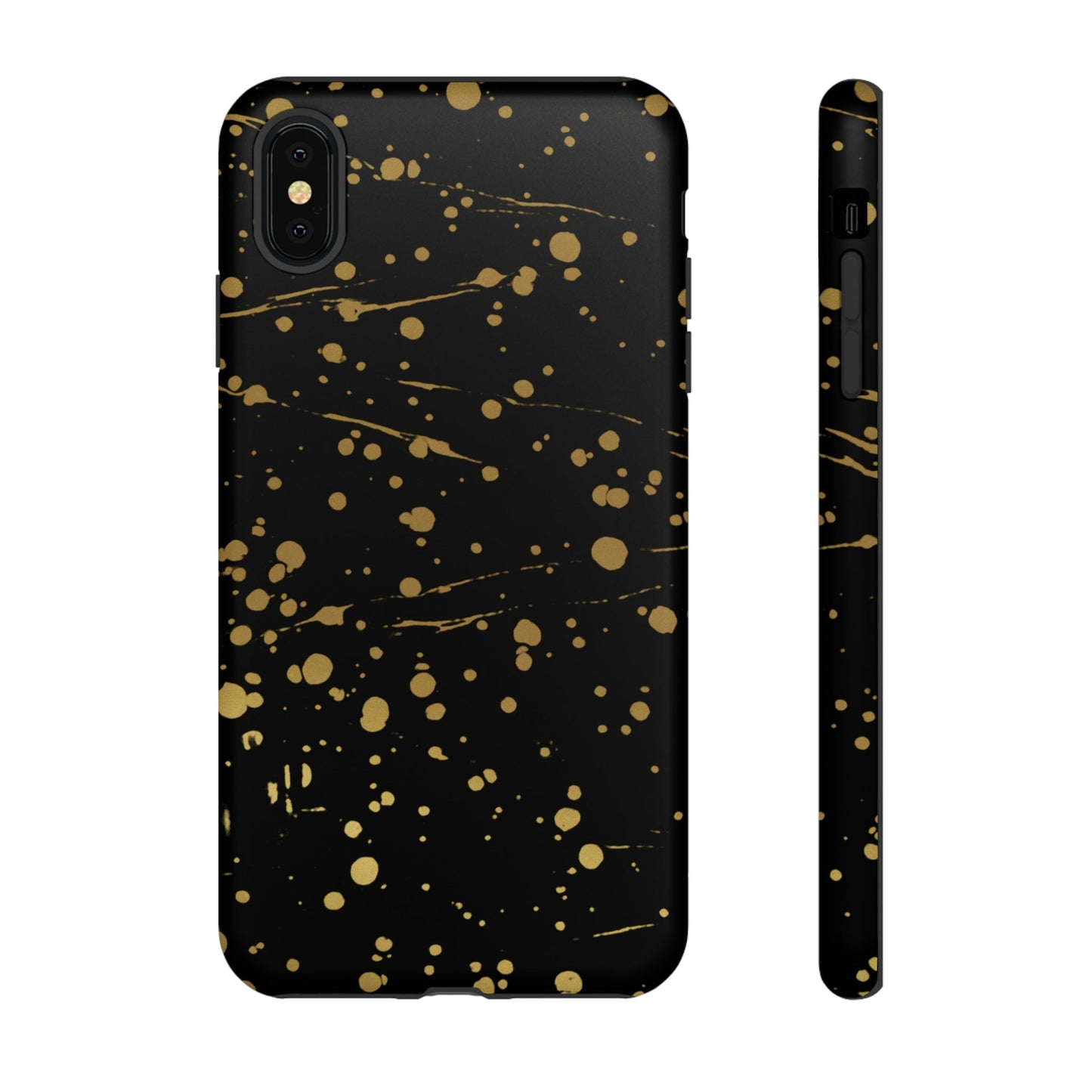 Phone Case-GOLD SPLATTER | Tough-iPhone XS MAX-Matte-PhoneCaseBoss-Phone-Best-Phone-Cases