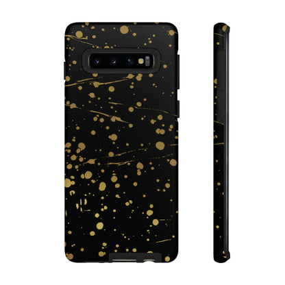 Phone Case-GOLD SPLATTER | Tough-Samsung Galaxy S10-Matte-PhoneCaseBoss-Phone-Best-Phone-Cases