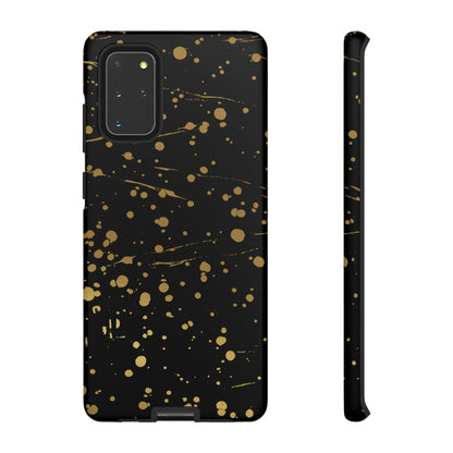 Phone Case-GOLD SPLATTER | Tough-Samsung Galaxy S20+-Matte-PhoneCaseBoss-Phone-Best-Phone-Cases