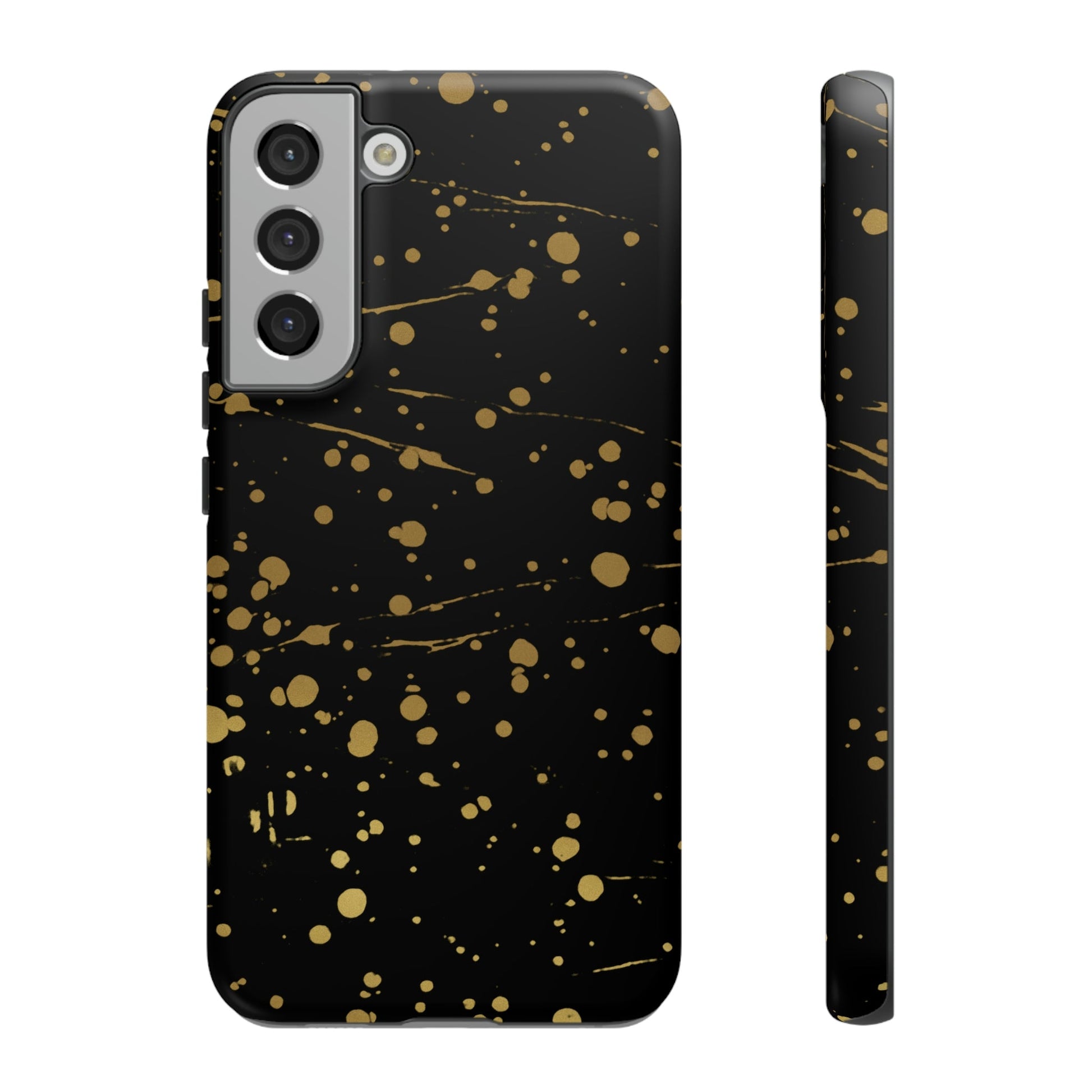 Phone Case-GOLD SPLATTER | Tough-Samsung Galaxy S22 Plus-Matte-PhoneCaseBoss-Phone-Best-Phone-Cases