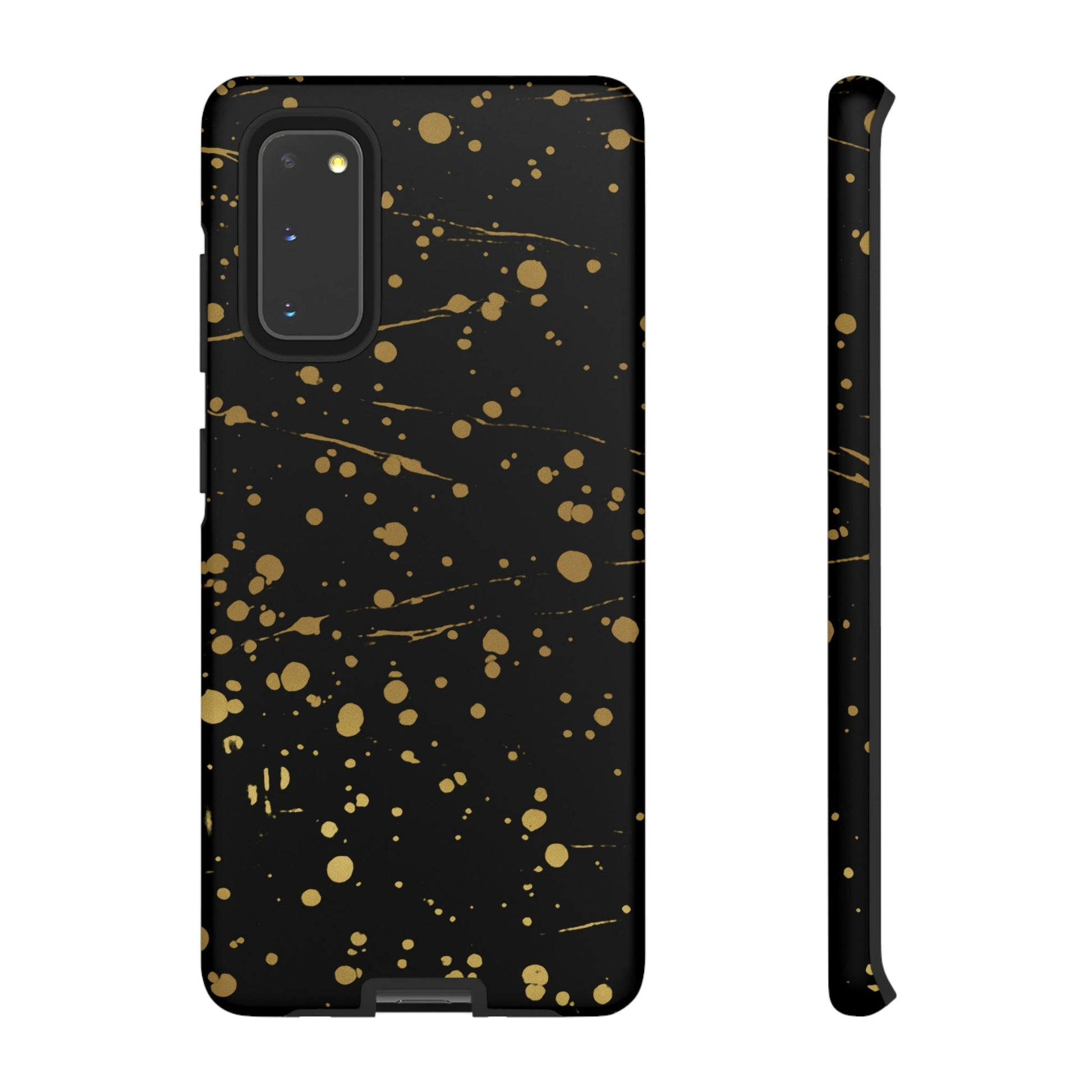 Phone Case-GOLD SPLATTER | Tough-Samsung Galaxy S20-Matte-PhoneCaseBoss-Phone-Best-Phone-Cases