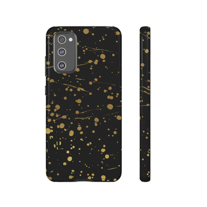 Phone Case-GOLD SPLATTER | Tough-Samsung Galaxy S20 FE-Glossy-PhoneCaseBoss-Phone-Best-Phone-Cases