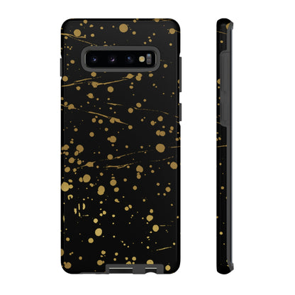 Phone Case-GOLD SPLATTER | Tough-Samsung Galaxy S10 Plus-Glossy-PhoneCaseBoss-Phone-Best-Phone-Cases