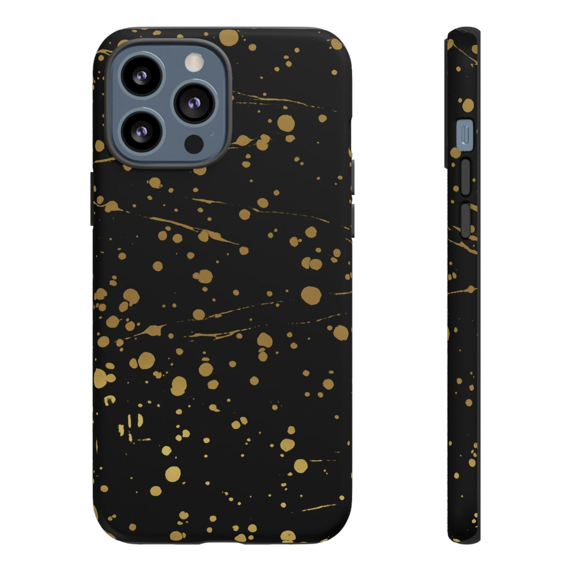 Phone Case-GOLD SPLATTER | Tough-iPhone 13 Pro Max-Matte-PhoneCaseBoss-Phone-Best-Phone-Cases