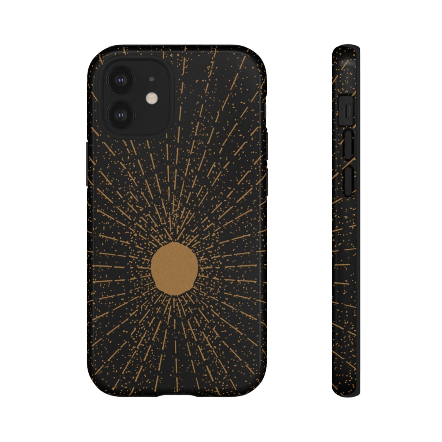 Phone Case-GOLDEN SUN | Tough-iPhone 12 Mini-Glossy-PhoneCaseBoss-Phone-Best-Phone-Cases