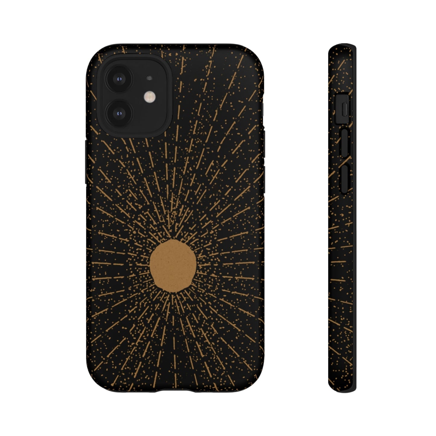 Phone Case-GOLDEN SUN | Tough-iPhone 12 Mini-Matte-PhoneCaseBoss-Phone-Best-Phone-Cases