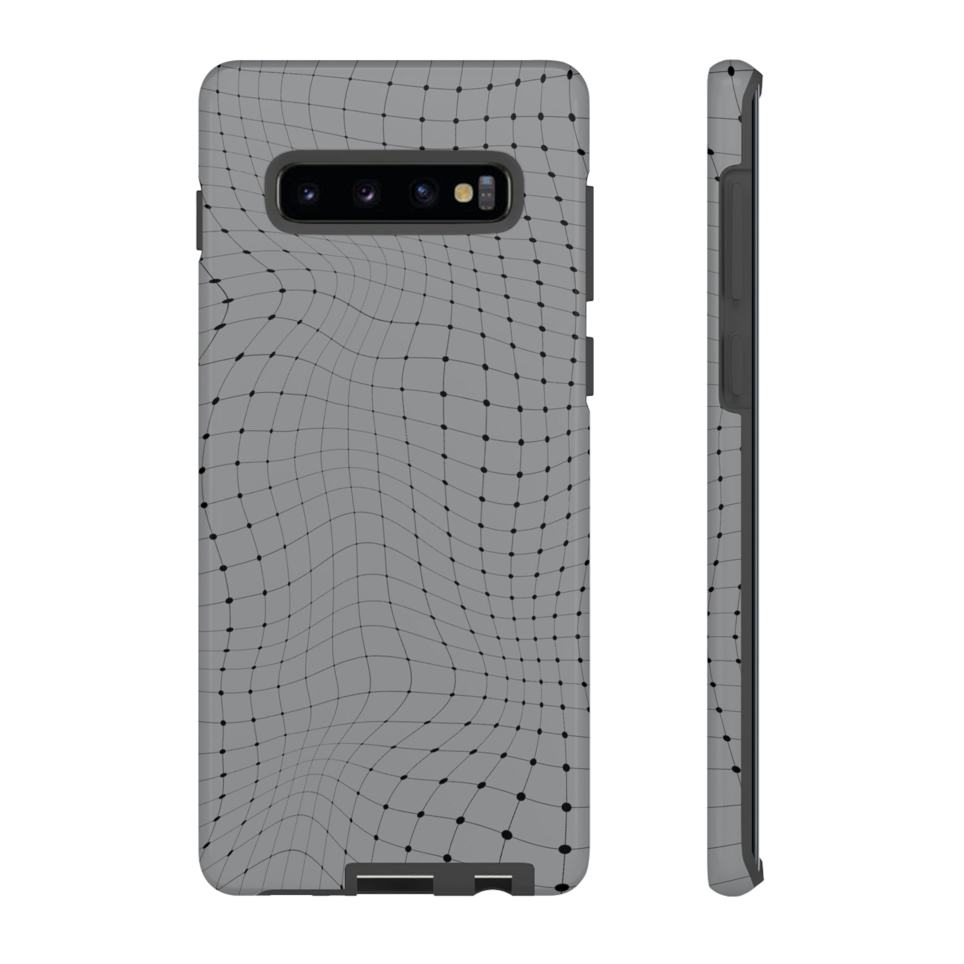 Phone Case-GRAY NET | Tough-Samsung Galaxy S10 Plus-Glossy-PhoneCaseBoss-Phone-Best-Phone-Cases