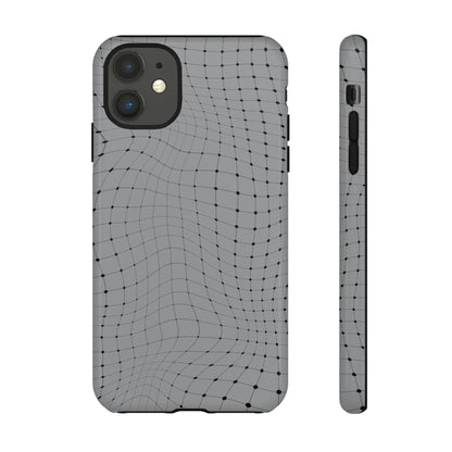 Phone Case-GRAY NET | Tough-iPhone 11-Glossy-PhoneCaseBoss-Phone-Best-Phone-Cases