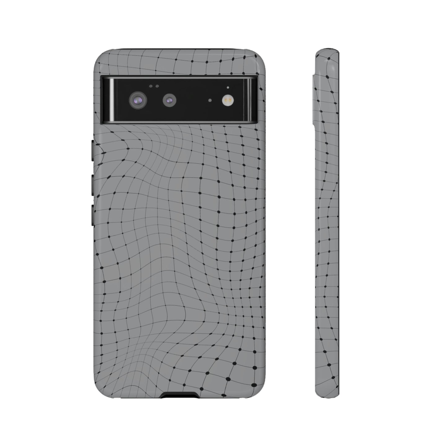 Phone Case-GRAY NET | Tough-Google Pixel 6-Glossy-PhoneCaseBoss-Phone-Best-Phone-Cases