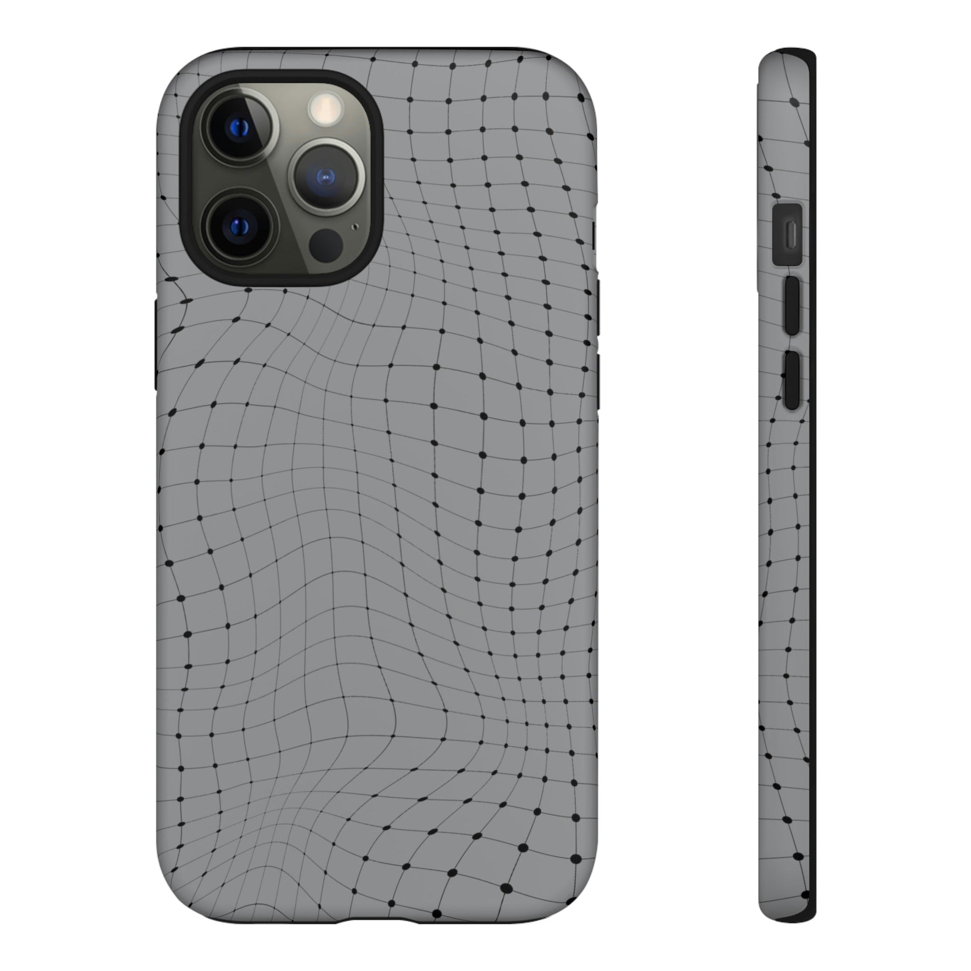 Phone Case-GRAY NET | Tough-iPhone 12 Pro Max-Matte-PhoneCaseBoss-Phone-Best-Phone-Cases