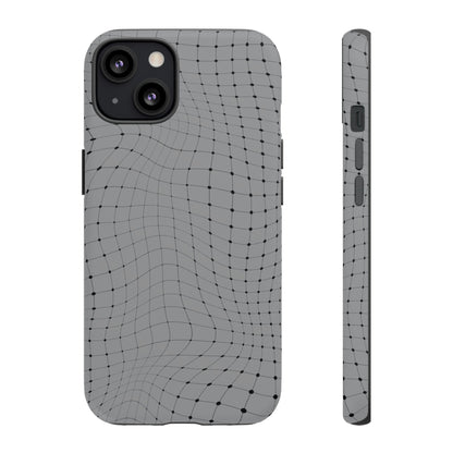 Phone Case-GRAY NET | Tough-iPhone 13-Matte-PhoneCaseBoss-Phone-Best-Phone-Cases