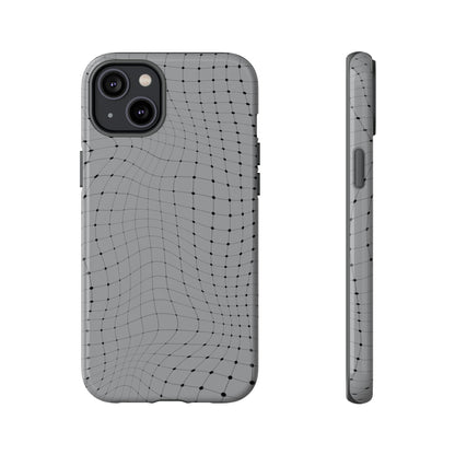 Phone Case-GRAY NET | Tough-iPhone 14 Plus-Glossy-PhoneCaseBoss-Phone-Best-Phone-Cases