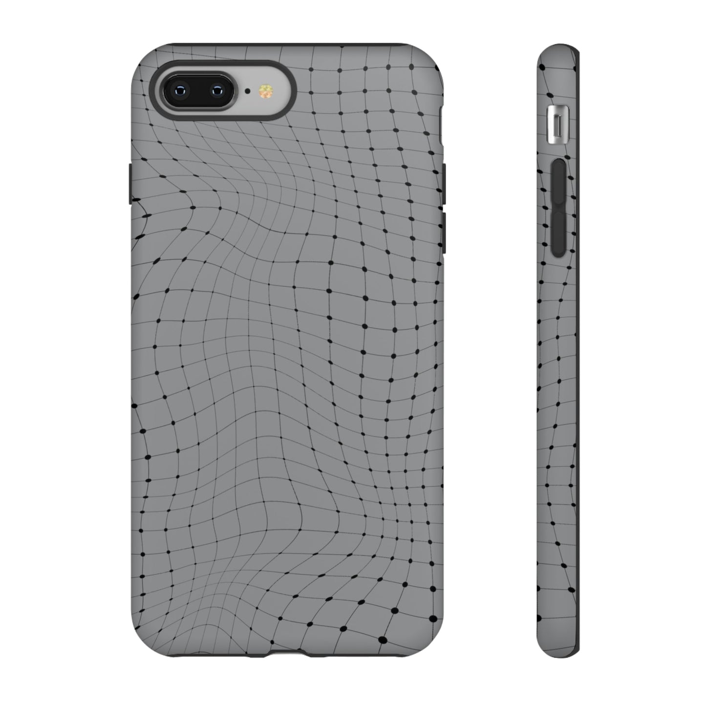 Phone Case-GRAY NET | Tough-iPhone 8 Plus-Matte-PhoneCaseBoss-Phone-Best-Phone-Cases