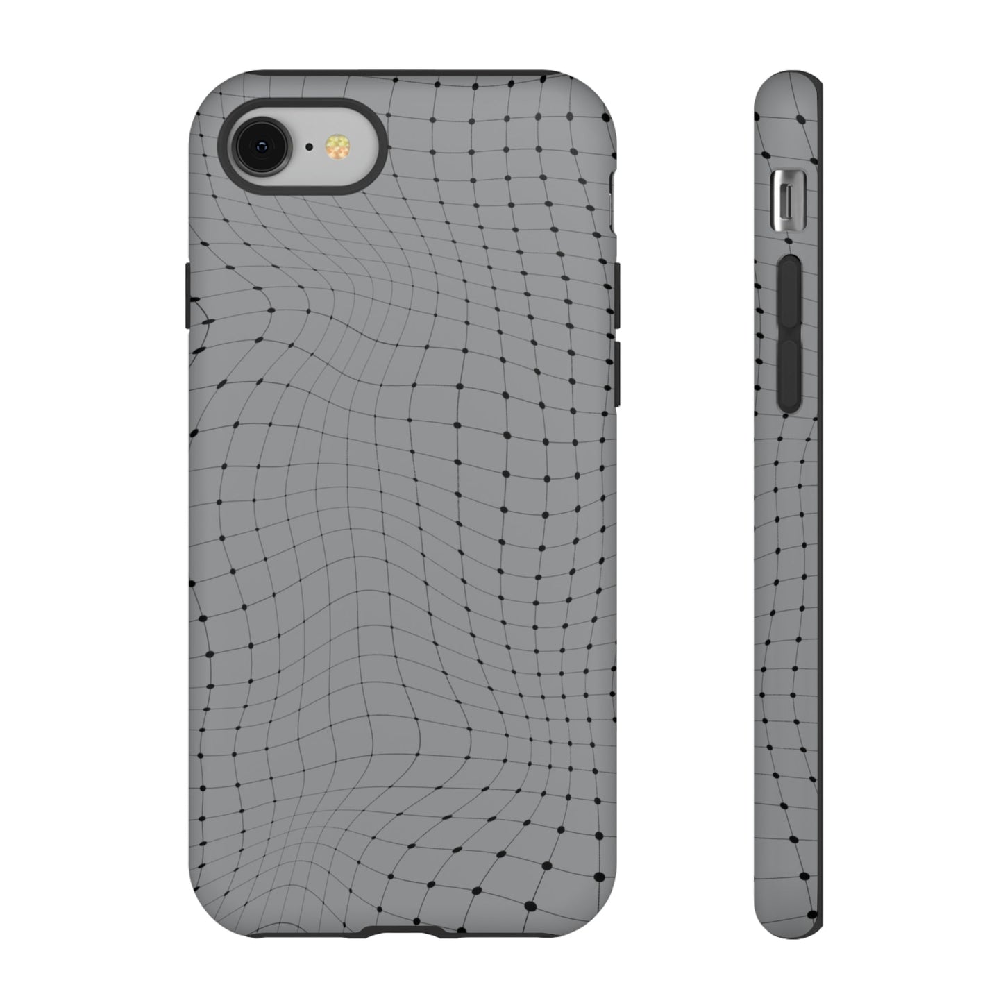 Phone Case-GRAY NET | Tough-iPhone 8-Matte-PhoneCaseBoss-Phone-Best-Phone-Cases