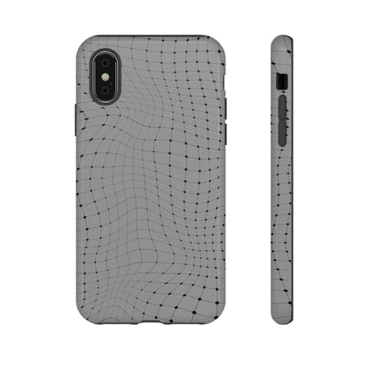 Phone Case-GRAY NET | Tough-iPhone XS-Glossy-PhoneCaseBoss-Phone-Best-Phone-Cases