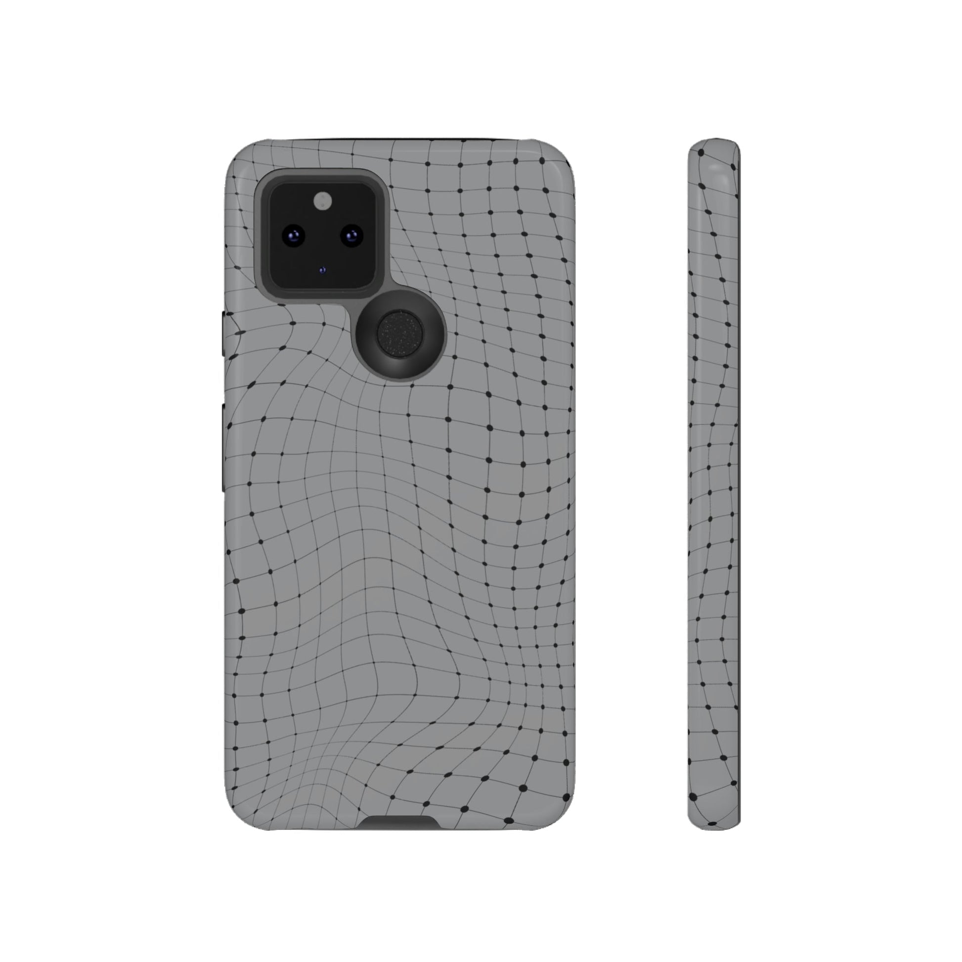 Phone Case-GRAY NET | Tough-Google Pixel 5 5G-Glossy-PhoneCaseBoss-Phone-Best-Phone-Cases