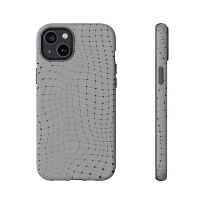 Phone Case-GRAY NET | Tough-iPhone 14 Plus-Matte-PhoneCaseBoss-Phone-Best-Phone-Cases