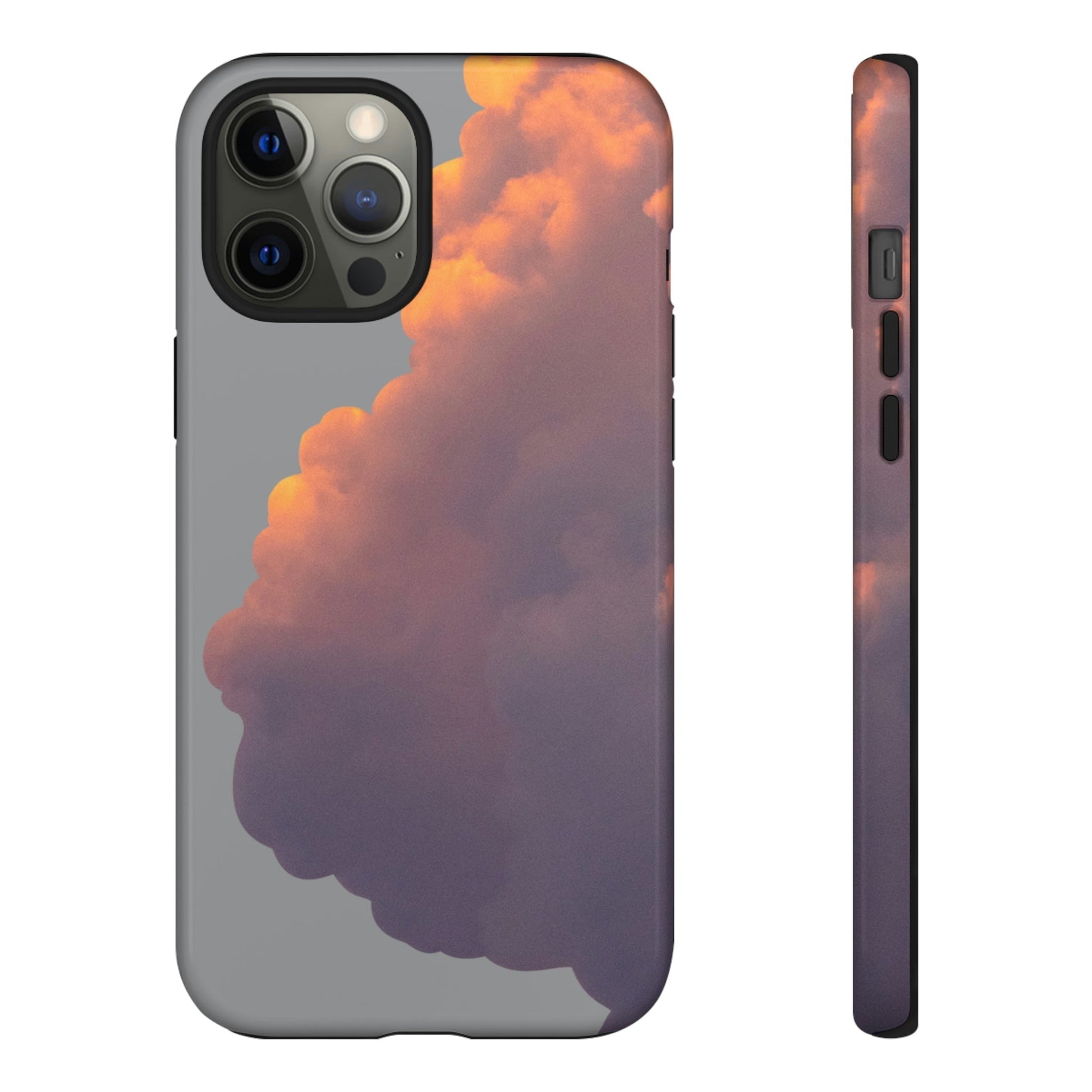 Phone Case-GRAY SUNRISE | Tough-iPhone 12 Pro Max-Glossy-PhoneCaseBoss-Phone-Best-Phone-Cases