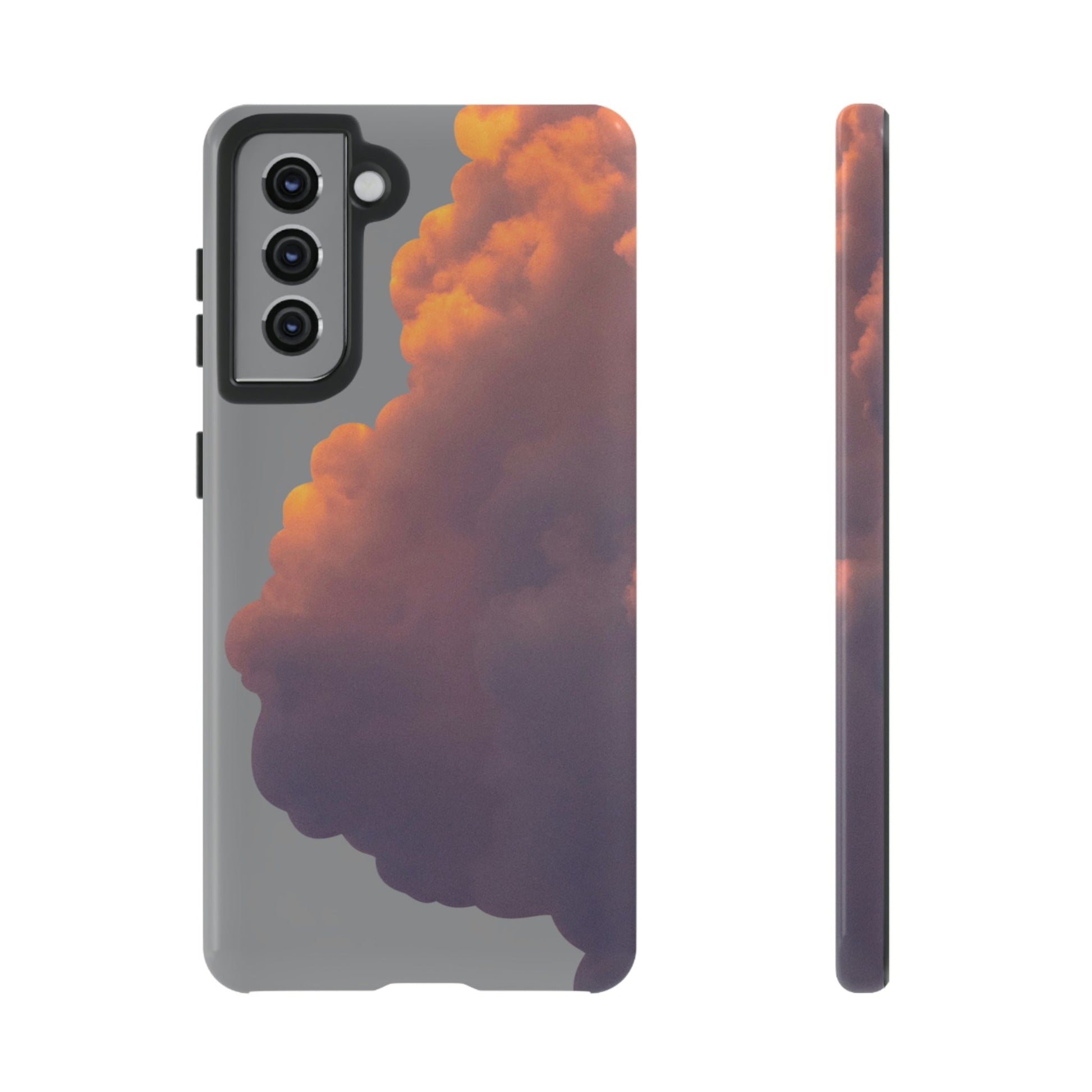 Phone Case-GRAY SUNRISE | Tough-Samsung Galaxy S21-Glossy-PhoneCaseBoss-Phone-Best-Phone-Cases