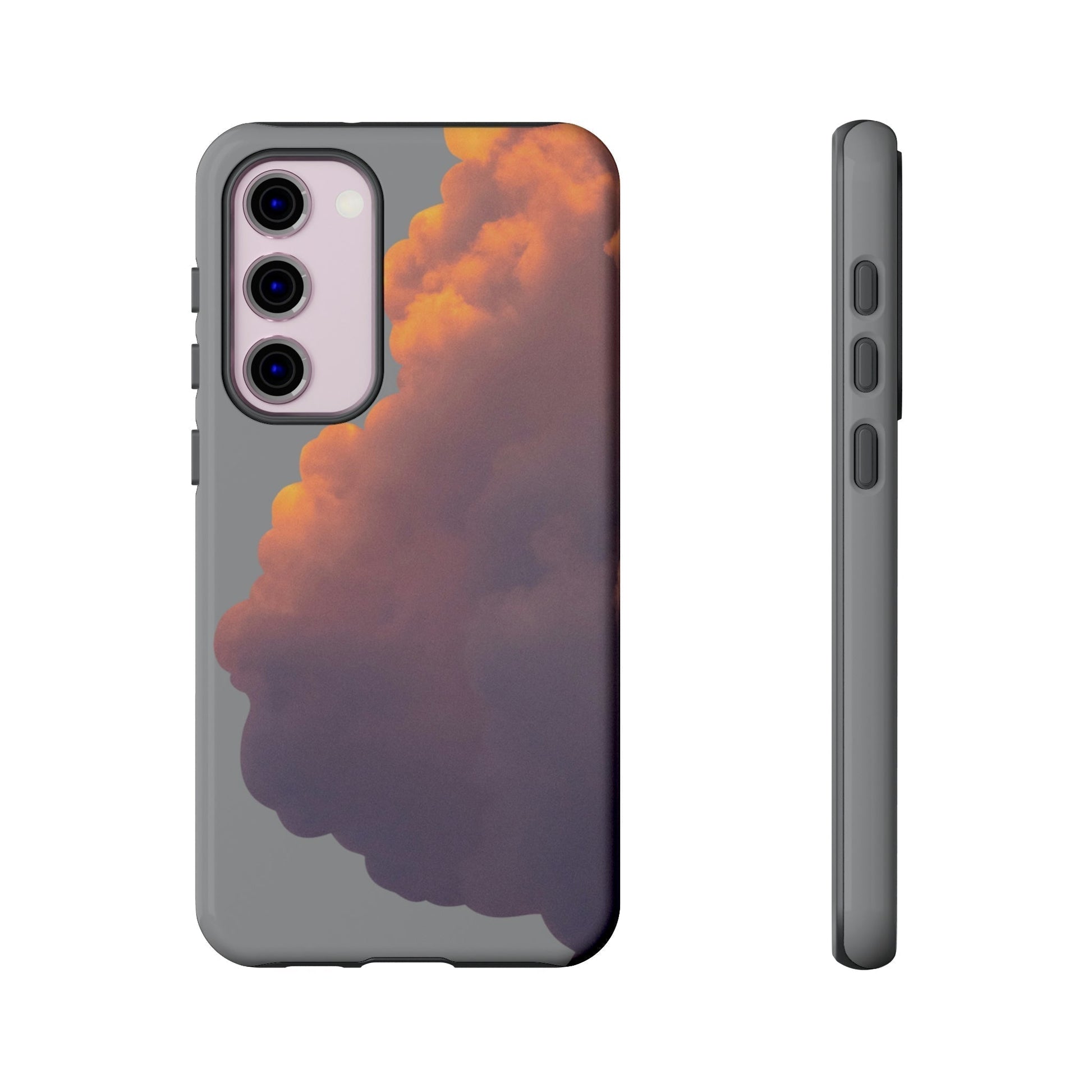 Phone Case-GRAY SUNRISE | Tough-Samsung Galaxy S23 Plus-Glossy-PhoneCaseBoss-Phone-Best-Phone-Cases