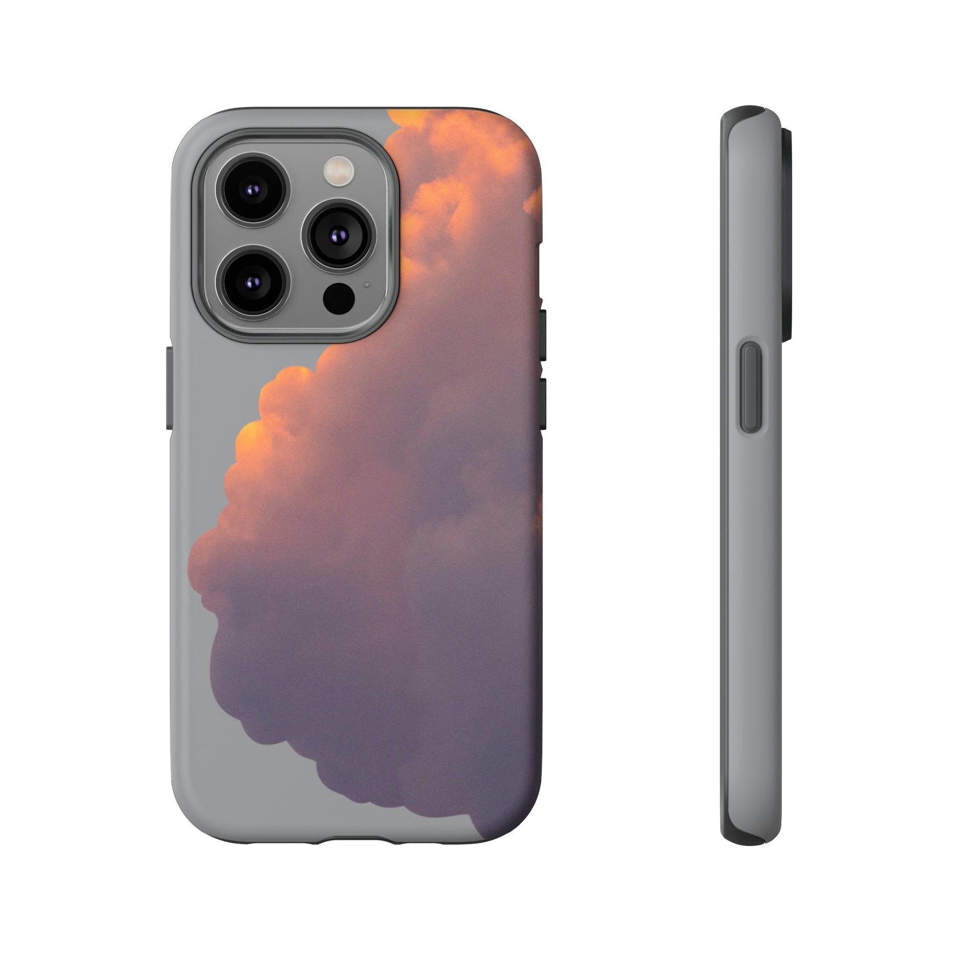 Phone Case-GRAY SUNRISE | Tough-iPhone 14 Pro-Matte-PhoneCaseBoss-Phone-Best-Phone-Cases