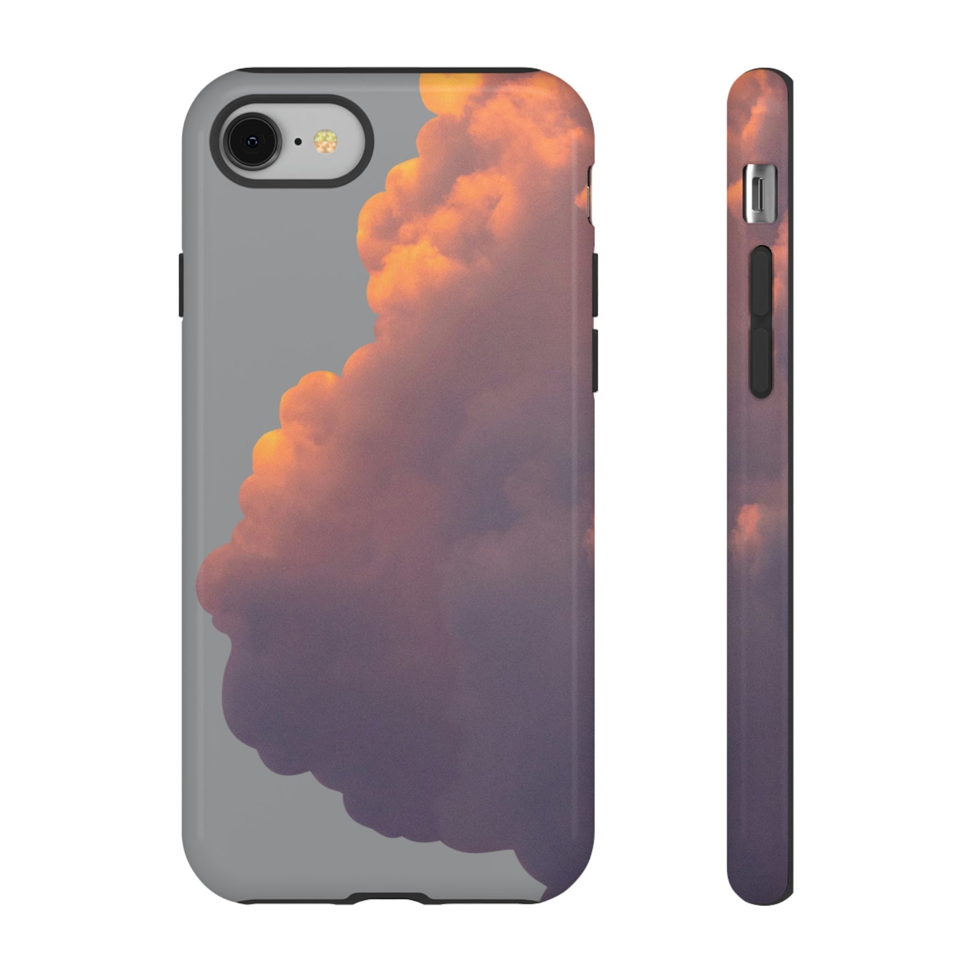 Phone Case-GRAY SUNRISE | Tough-iPhone 8-Glossy-PhoneCaseBoss-Phone-Best-Phone-Cases