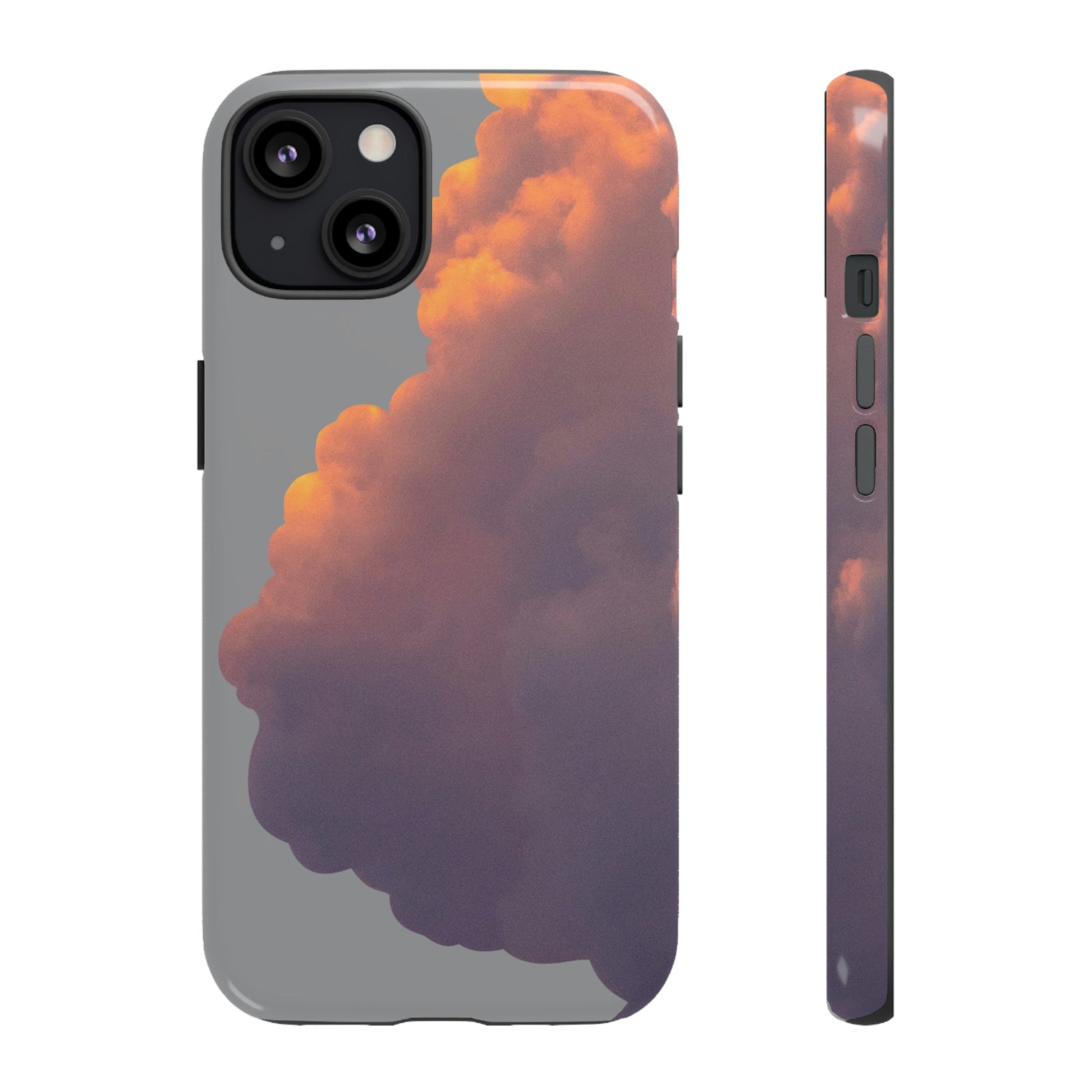 Phone Case-GRAY SUNRISE | Tough-iPhone 13-Glossy-PhoneCaseBoss-Phone-Best-Phone-Cases