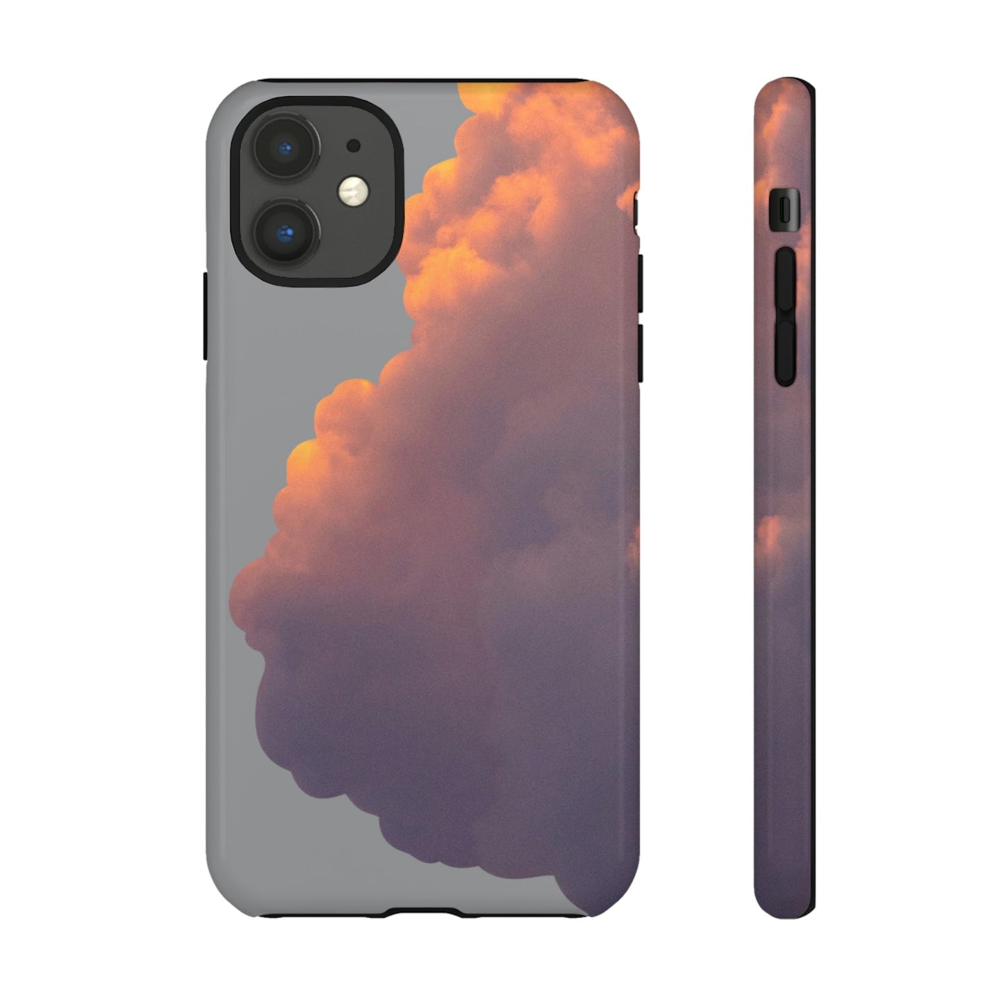 Phone Case-GRAY SUNRISE | Tough-iPhone 11-Glossy-PhoneCaseBoss-Phone-Best-Phone-Cases